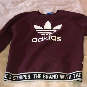 Adidas Maroon Sweatshirt